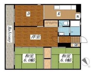 赤坂第2パールビルの物件間取画像